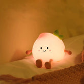 Peachylume – Veilleuse Pêche & Poire LED Tactile & Multicolore